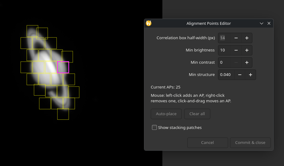 Multi-point AP editor