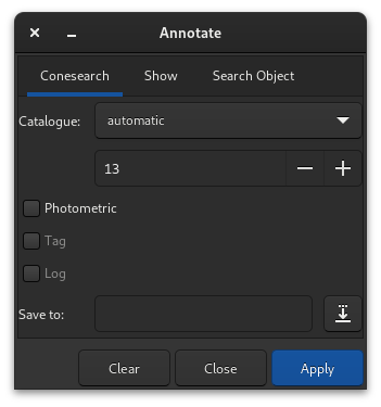 Conesearch UI