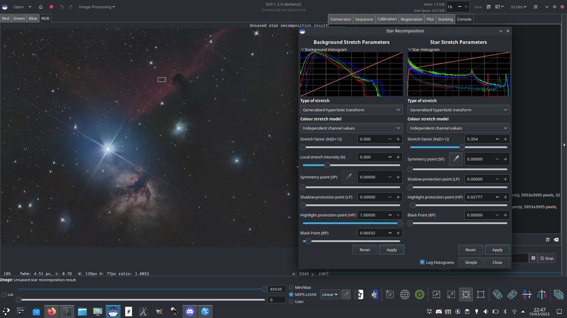 star recomposition in use