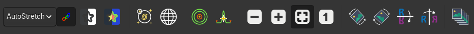 Siril main toolbar