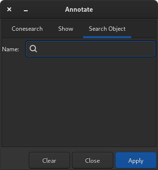 Search Object UI