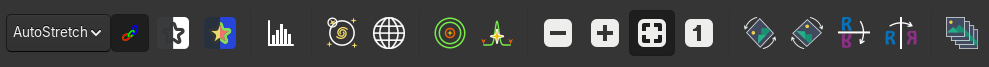 Siril main toolbar